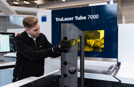 Faster cuts. Bigger diameters. Smarter quality checks. Meet the TruLaser Tube 7000, TRUMPF’s fastest and most flexible tube cutter